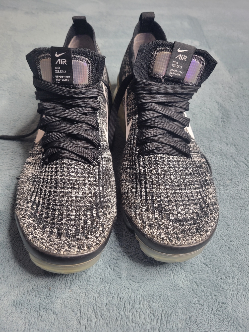Nike Air Vapormax Flyknit 3 Oreo Mens 9.5 Womens 11